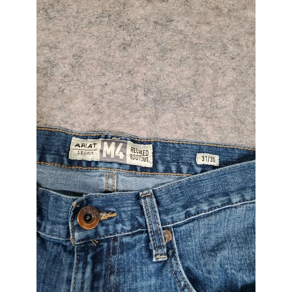 Ariat Legacy M4 Relaxed Boot Cut 5-Pocket Denim Jeans - Mens 31x30* Workwear
